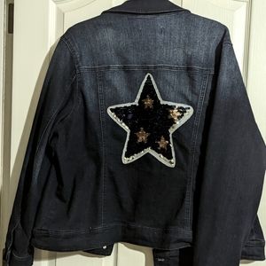 Jean jacket size 2x